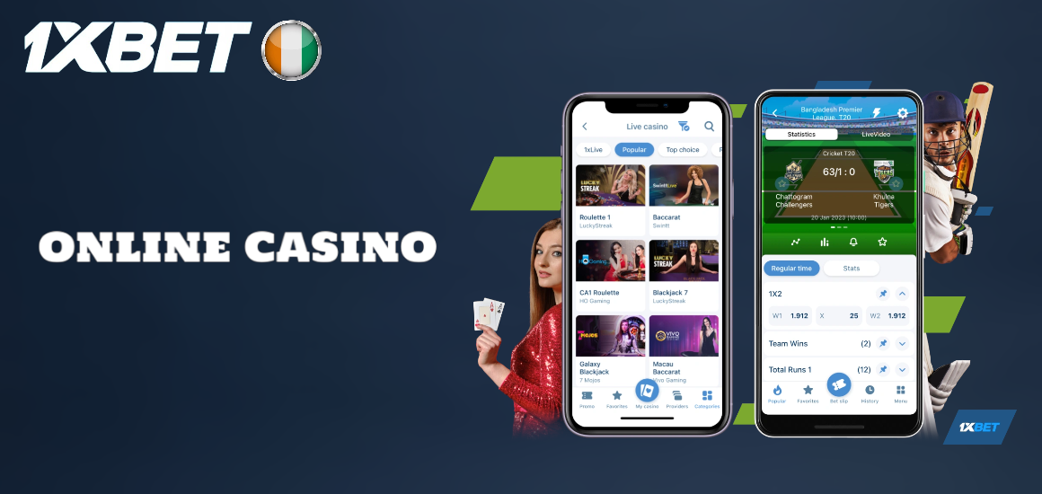 1xBet online casino – jouez aux machines a sous depuis votre smartphone 