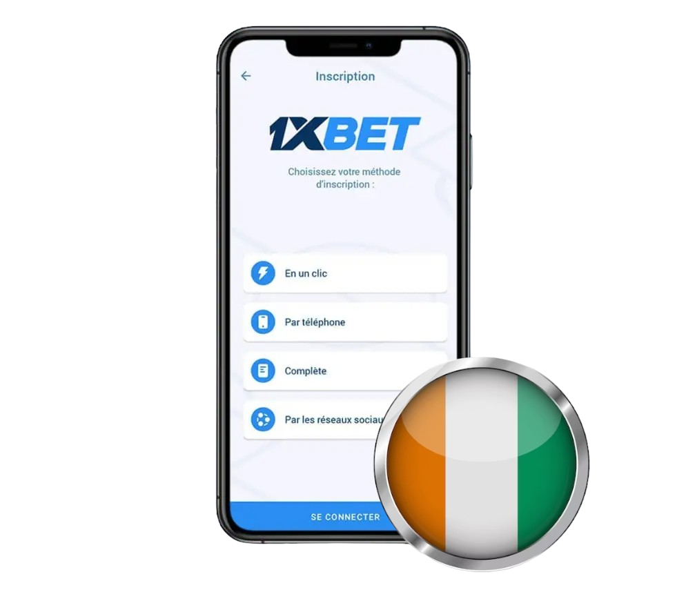 Inscription 1xBet en Côte d'Ivoire - Créer un Compte